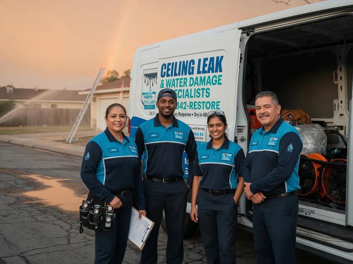 Ceiling Leak Cleanup company in New Bedford, IL